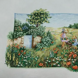 Пейзаж с маками